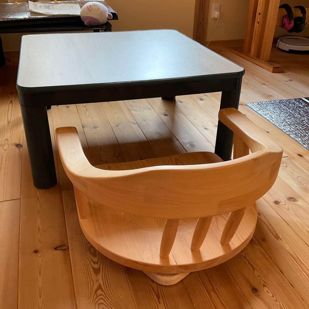 【dao様】木製　回転座椅子　1点　送料込み