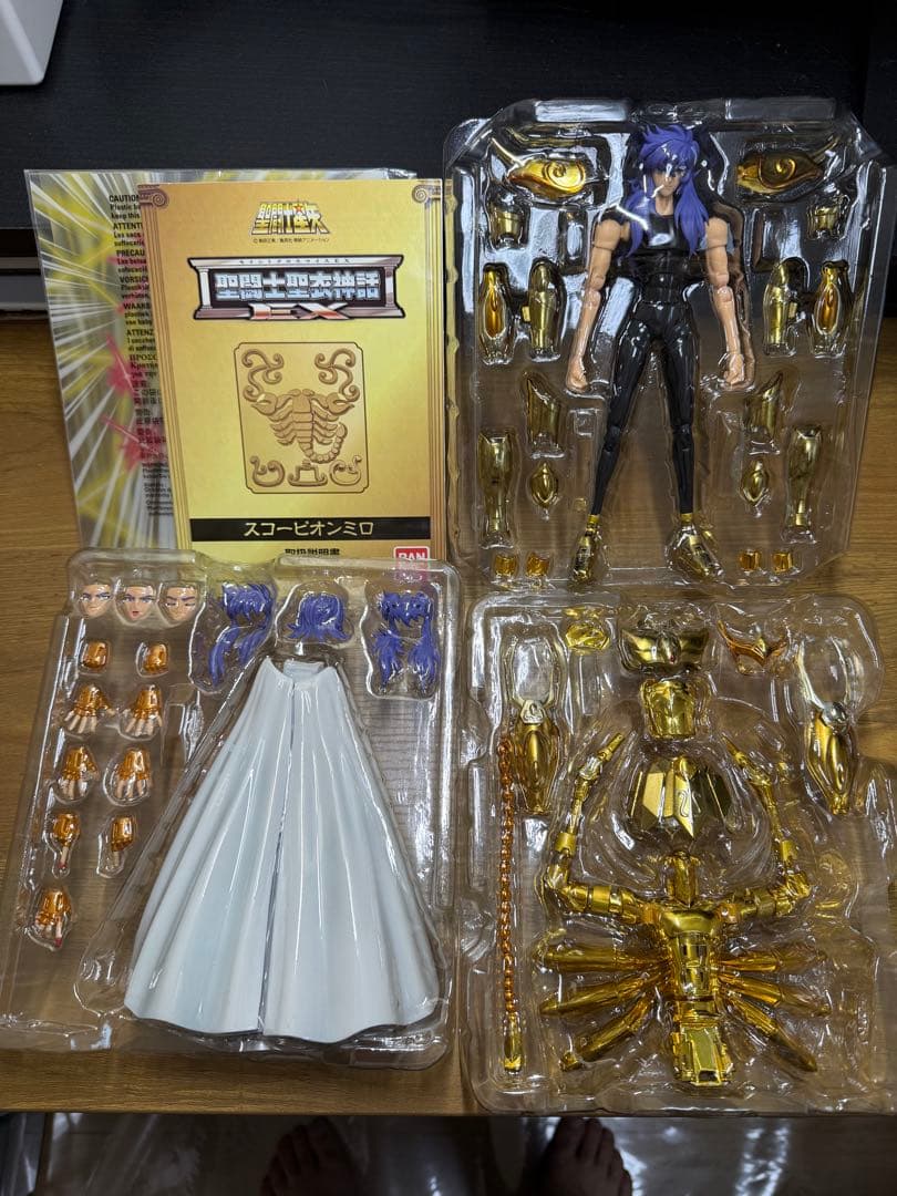 中古）【まとめ売り】聖闘士聖衣神話ex 7体セット（ライブラ欠品有／サジ破損有）