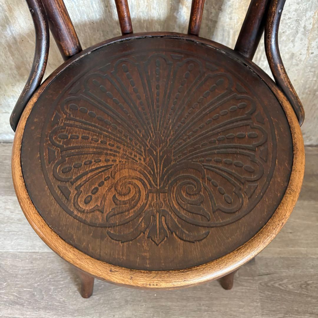 MUNDUS社　ヴィンテージ　ベントウッドチェア　曲木　アンティーク　②