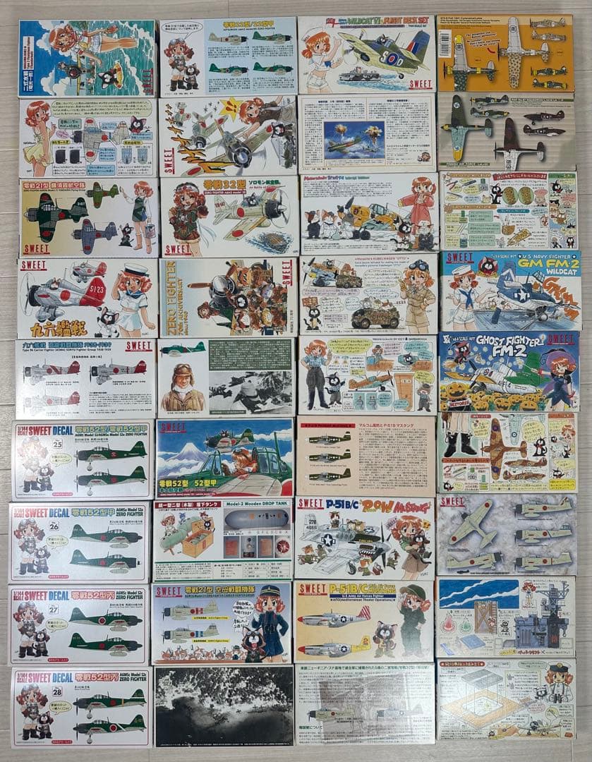 未組立 1/144 プラモデル SWEET 36個 PRESENTS有 ※r2※