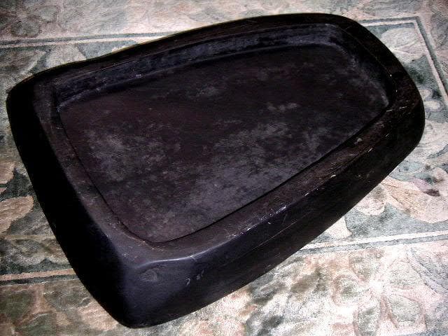 ♥中国　端渓硯　重量約8100ｇ　硯　骨董品
