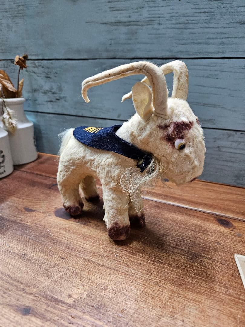 USA Vintage Navy Goat 山羊のぬいぐるみ アメリカ