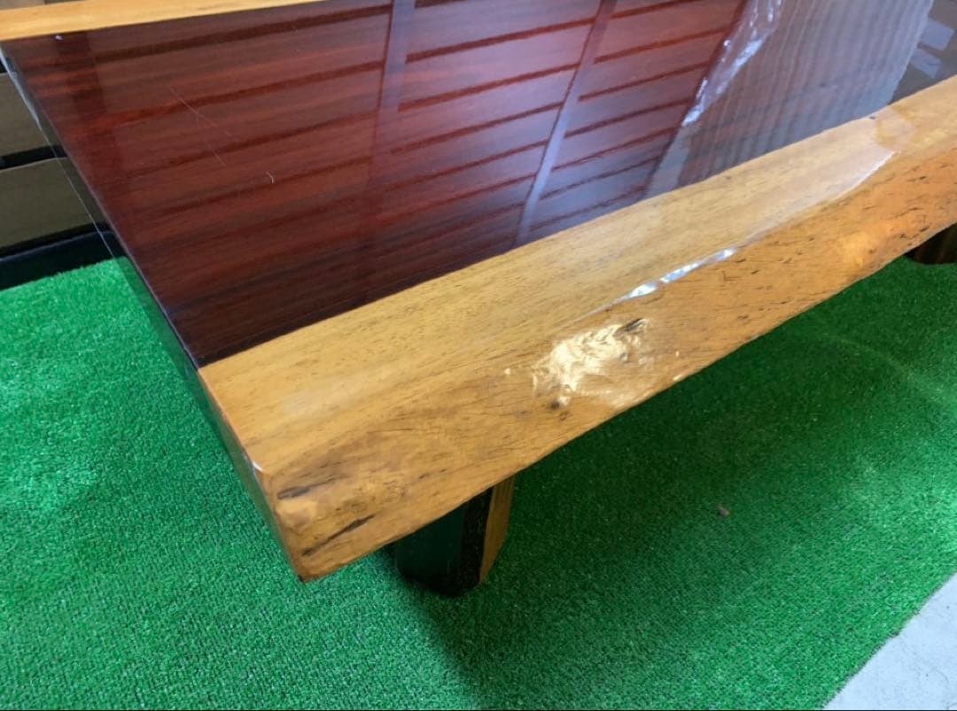 （中古品）　木製座卓 ダークブラウン。　配送なし、取りに来れる方のみ。