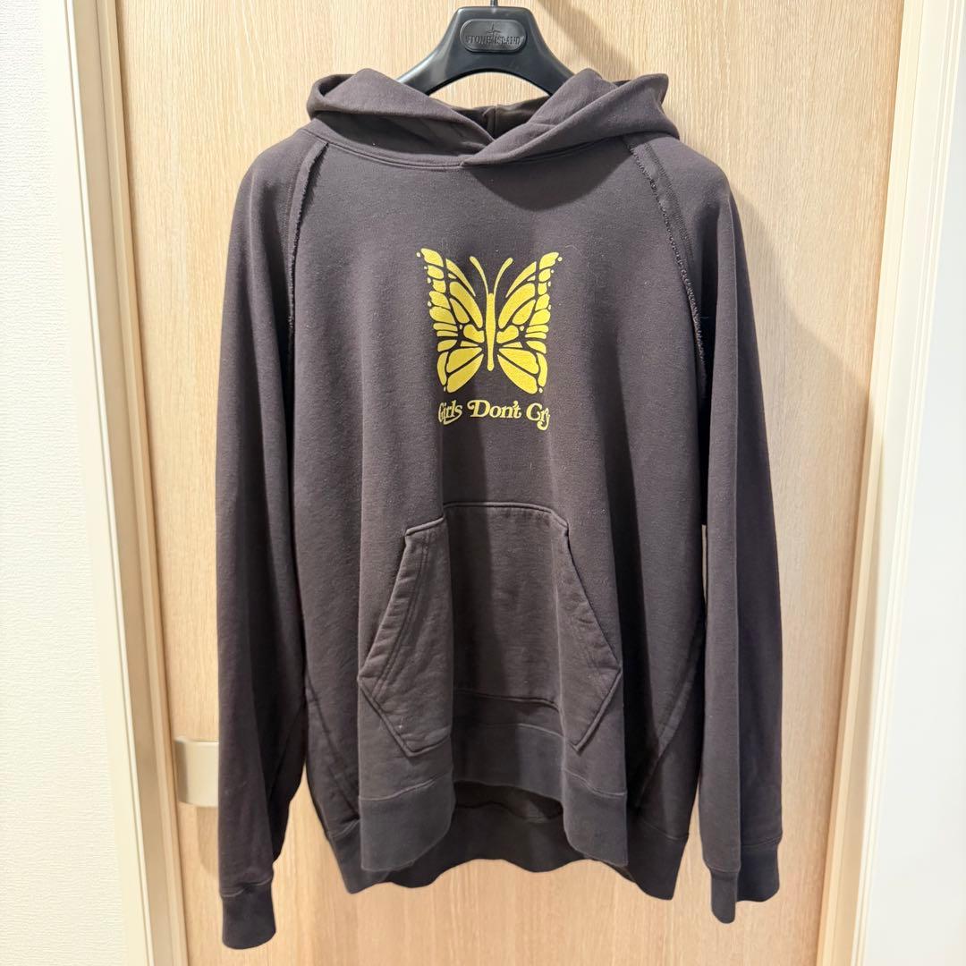 Girls Don't Cry Needles ブラウン パーカー X