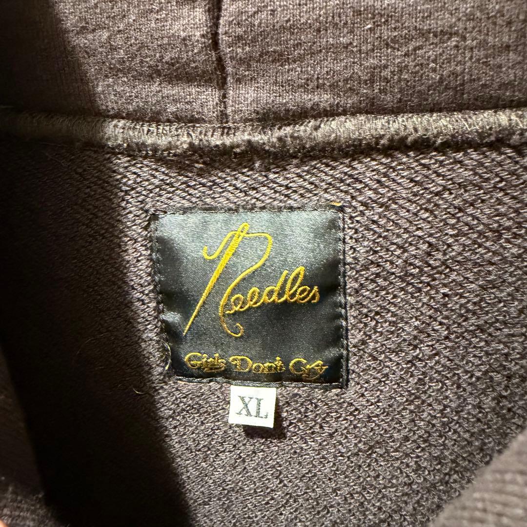 Girls Don't Cry Needles ブラウン パーカー X