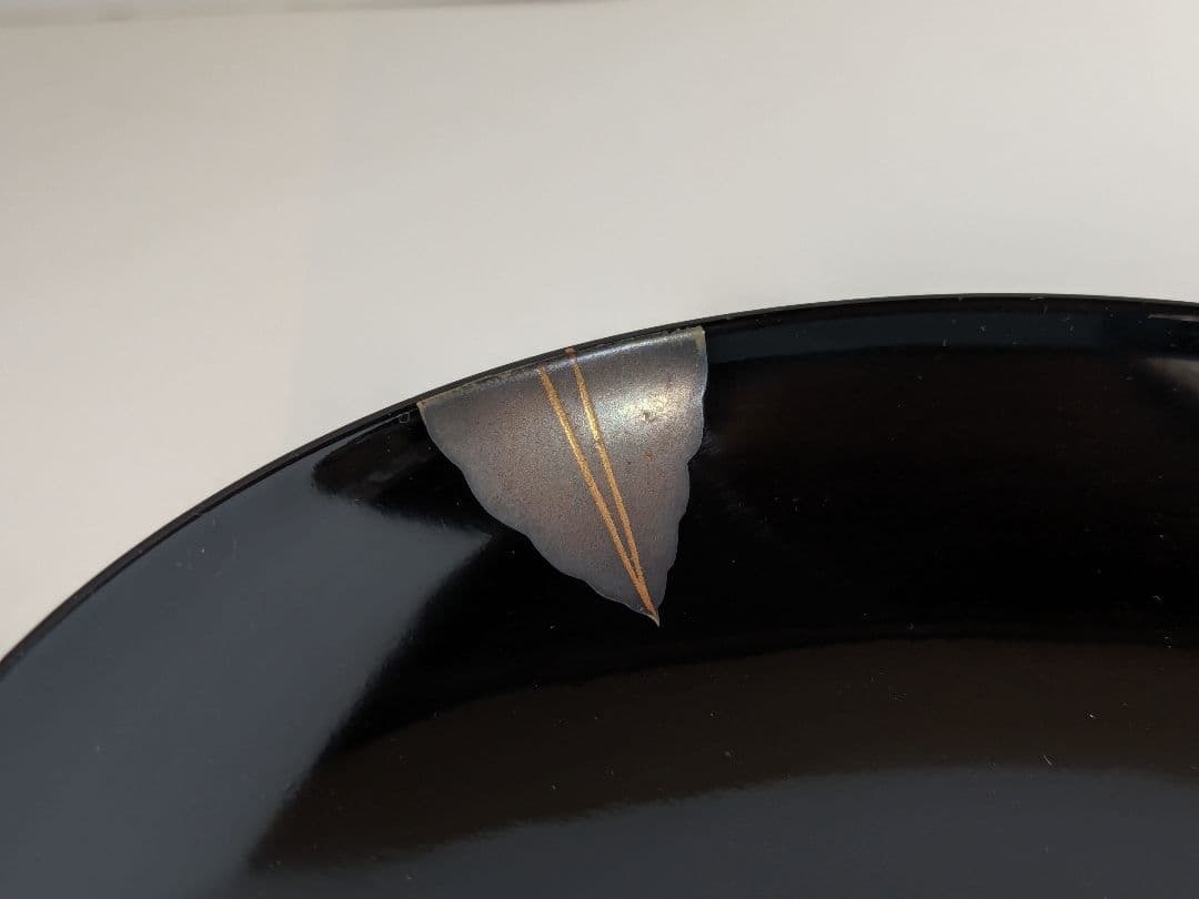 【未使用】本漆仕上げ　時代椀　会津塗　黒　芙蓉　吸物椀　三越　伝統漆器　5客