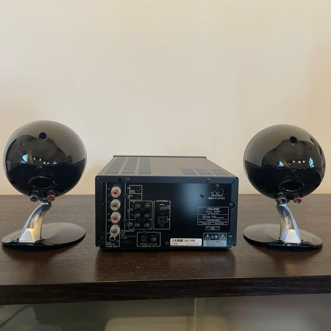 イクリプスECLIPSE CDR1 307 PACK-T BK スピーカーセット
