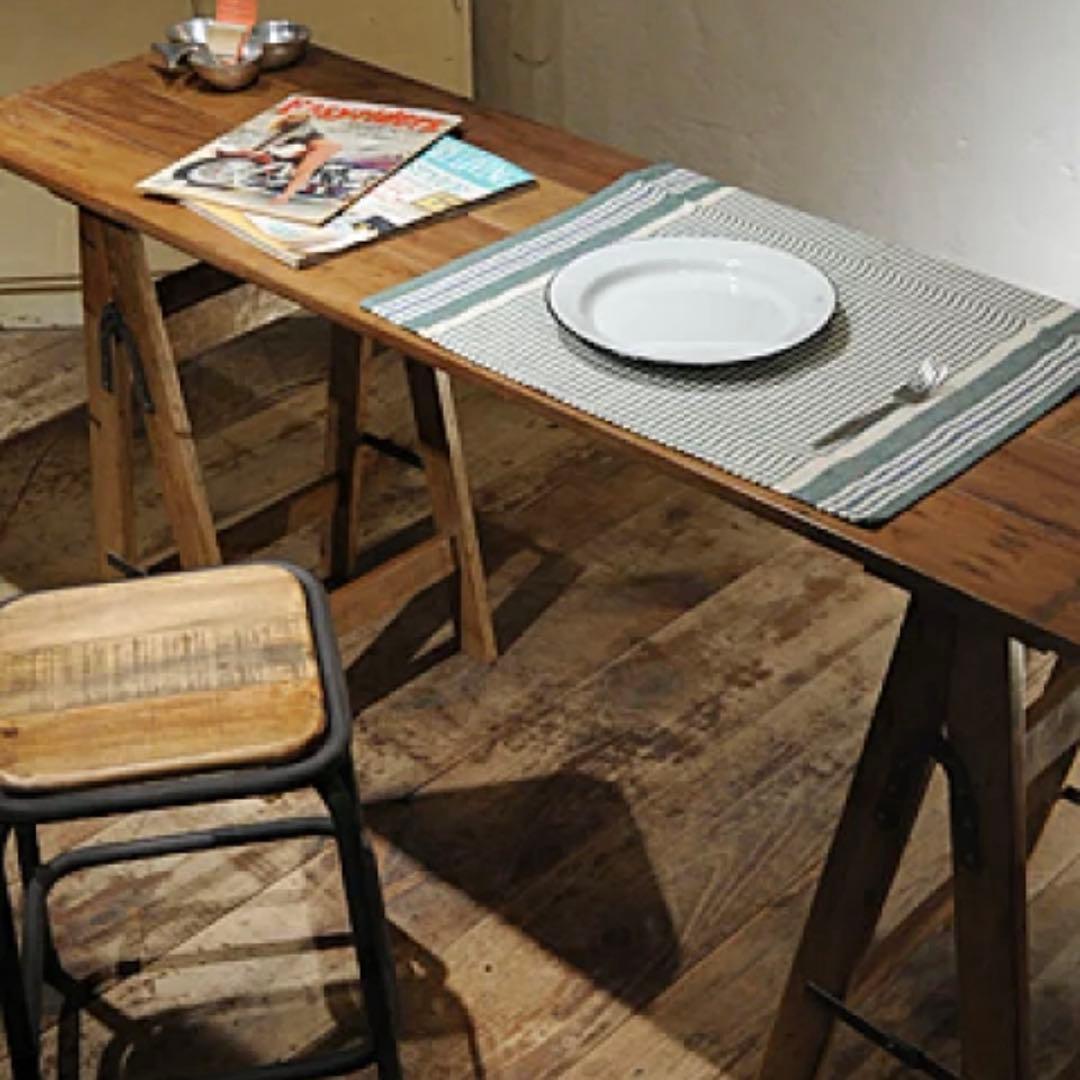 折りたたみ木製カウンターテーブル フォールディングテーブル　アンティーク