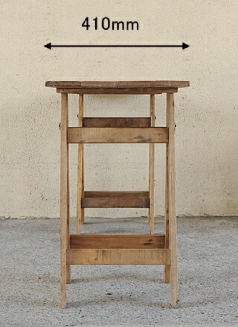 折りたたみ木製カウンターテーブル フォールディングテーブル　アンティーク