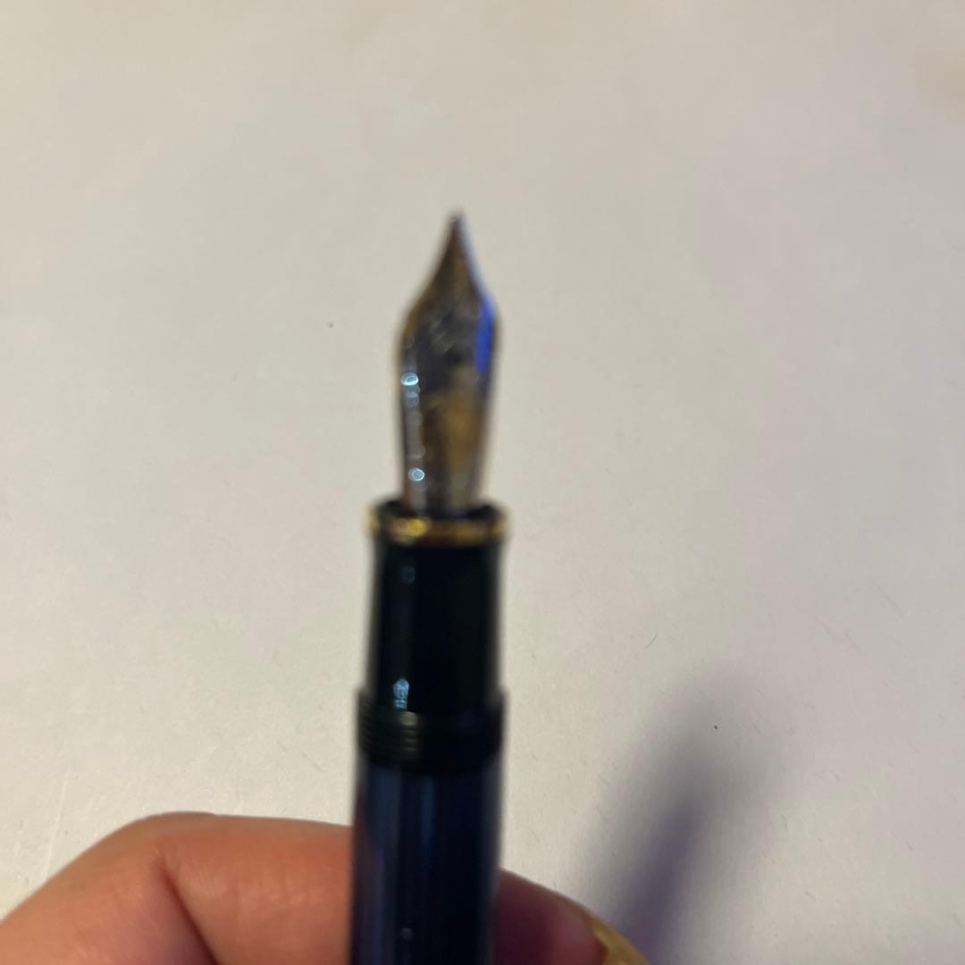 Pelikan ペリカン 万年筆 スーベレーン M600 青縞 EF