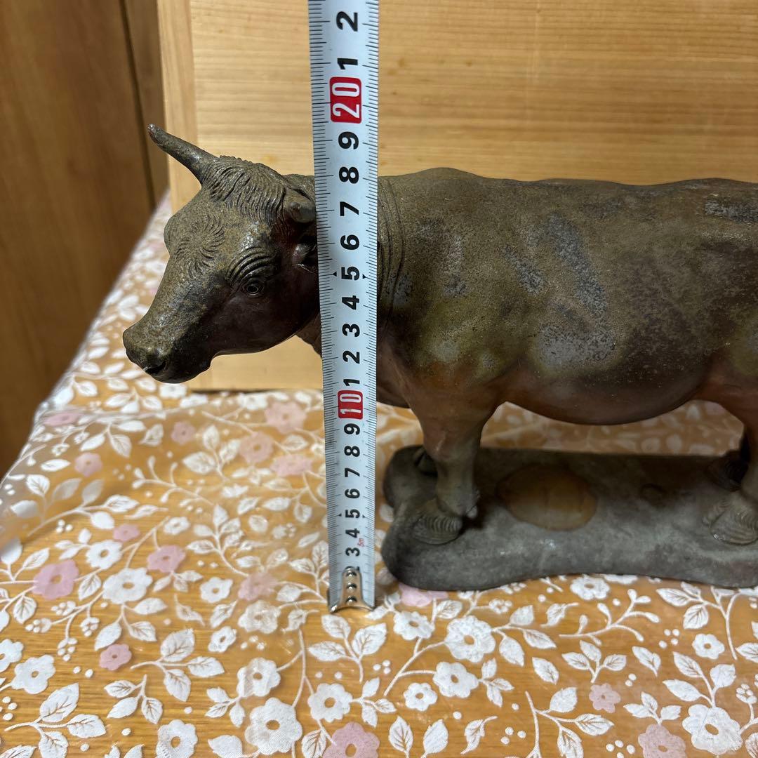 備前焼　小西陶古 干支 牛 置物