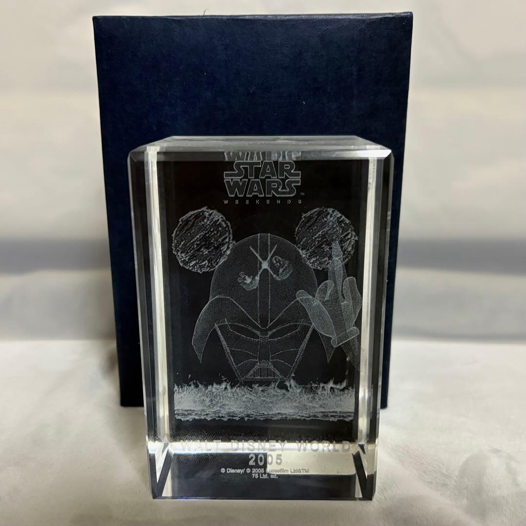 スターウォーズウィークエンド2005 ミッキー ダースベイダー ペーパーウェイト