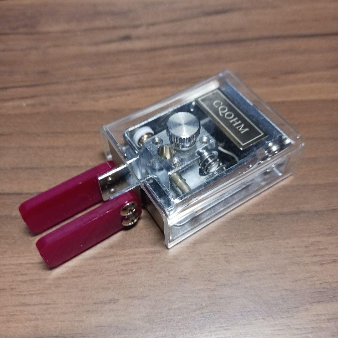 CQOHM アマチュア無線用CW新型パドル　　CW-MIN