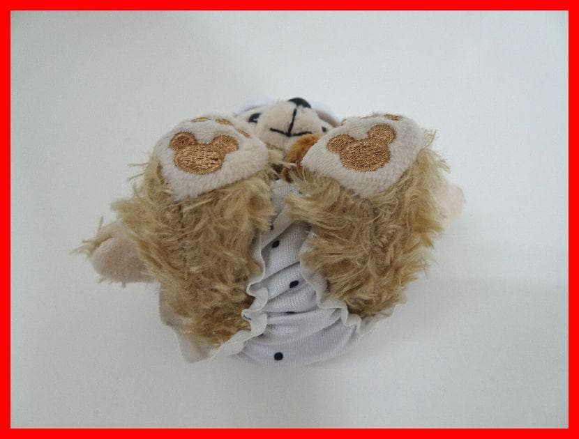 くま　ぬいぐるみストラップ　うさちゃんだっこ　サングラス　中古 Mイ-208