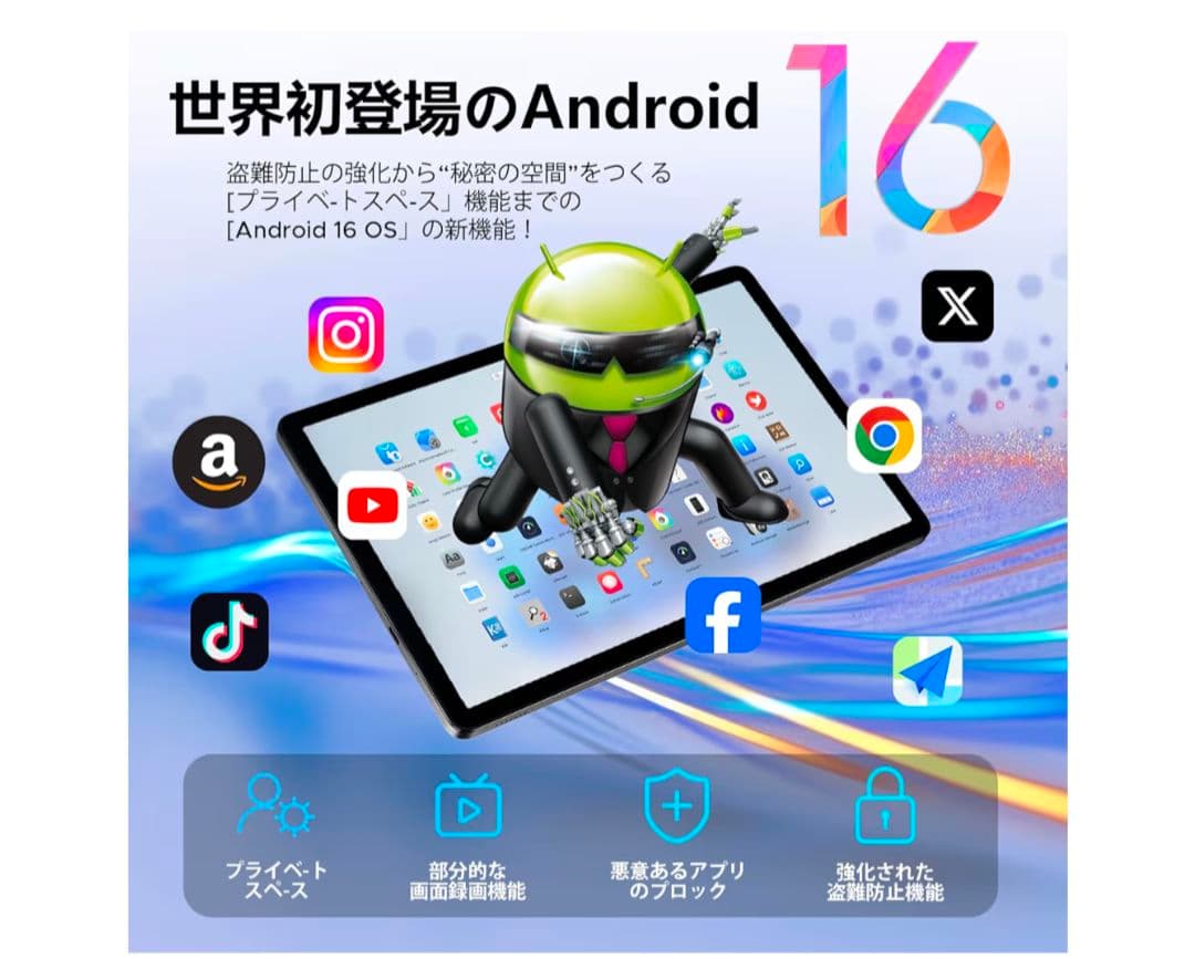 Android 16 DOOGEE G6+ タブレット フルセット
