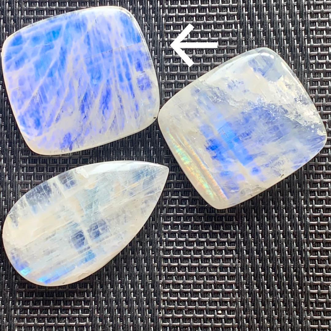 巨大ホワイトラブラドライト/レクタングル型/鉱物コレクション