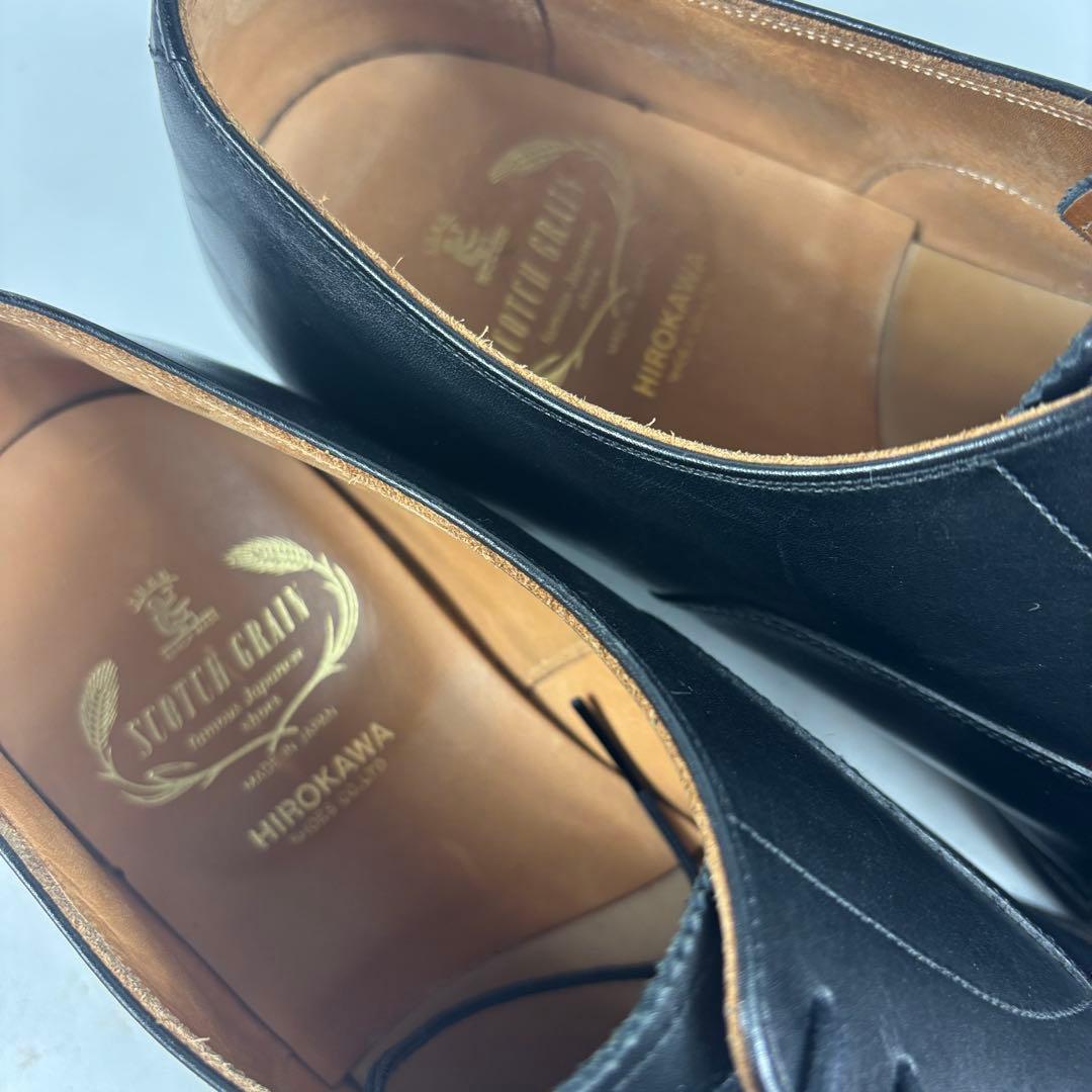 Scotch Grain　スコッチグレイン　ストレートチップ　ブラック　27cm