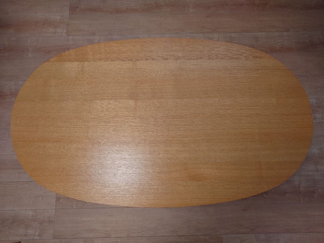 MUJI 無印良品 楕円こたつ タモ材 直接引取限定