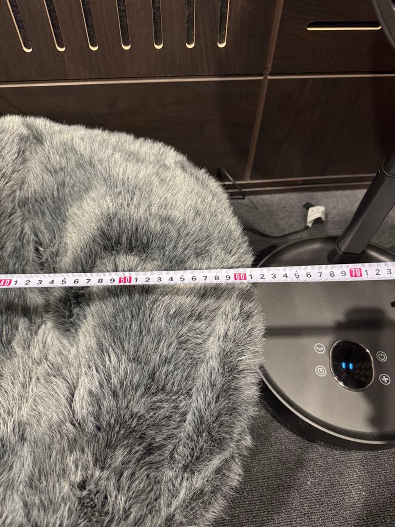 Ambient Lounge ラウンド型ベッドクッション グレー