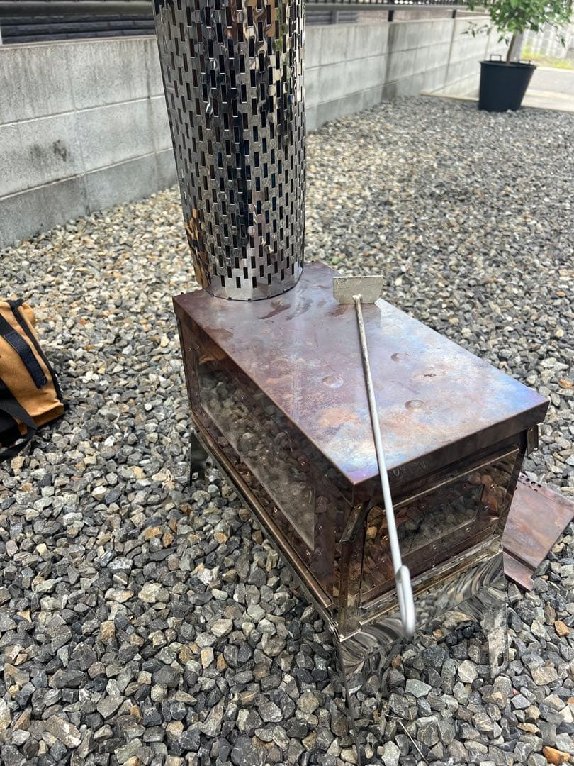 笑'ｓフォールディング薪ストーブ　焚き火の箱G-neo オプション多数