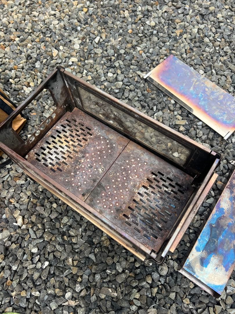 笑'ｓフォールディング薪ストーブ　焚き火の箱G-neo オプション多数