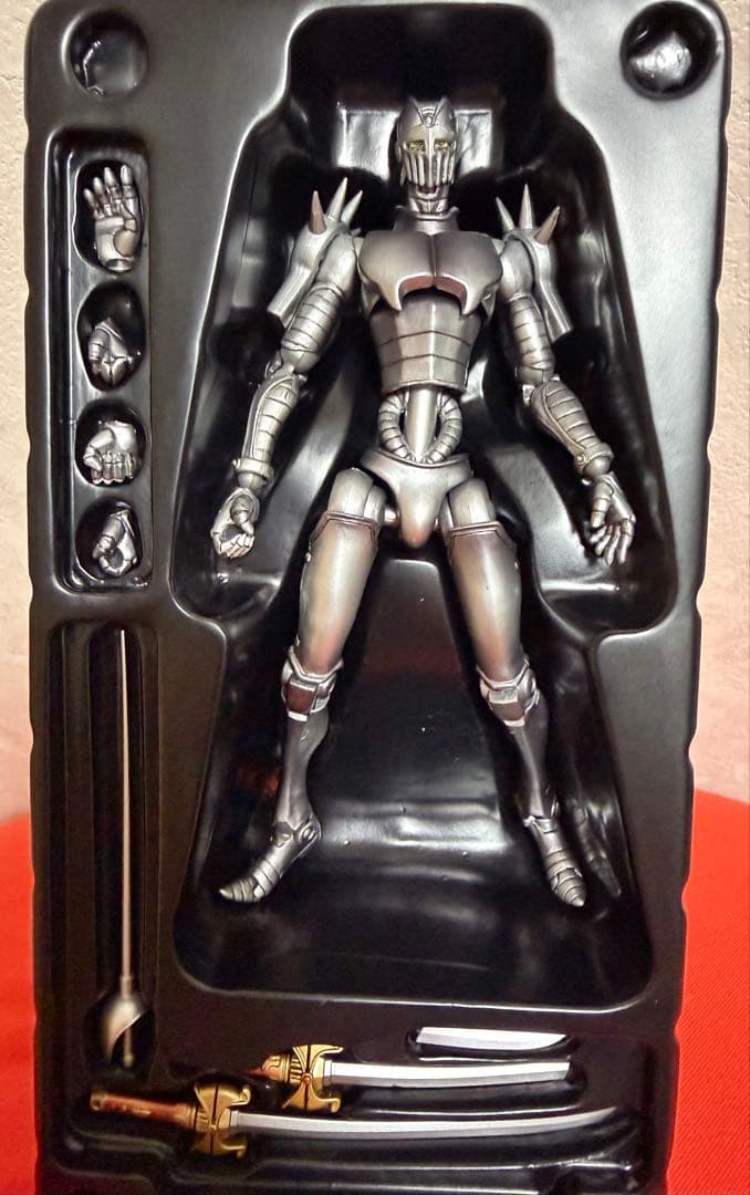 希少初版/超像可動ジョジョ/シルバーチャリオッツ(荒木飛呂彦指定カラー)