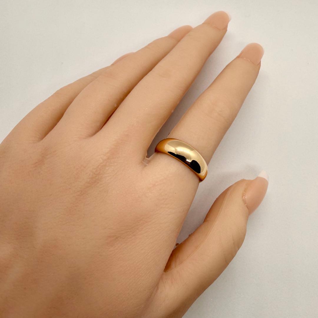 K.A.Y.R.KK18 中丸リング 15号 5.88g 地金リング