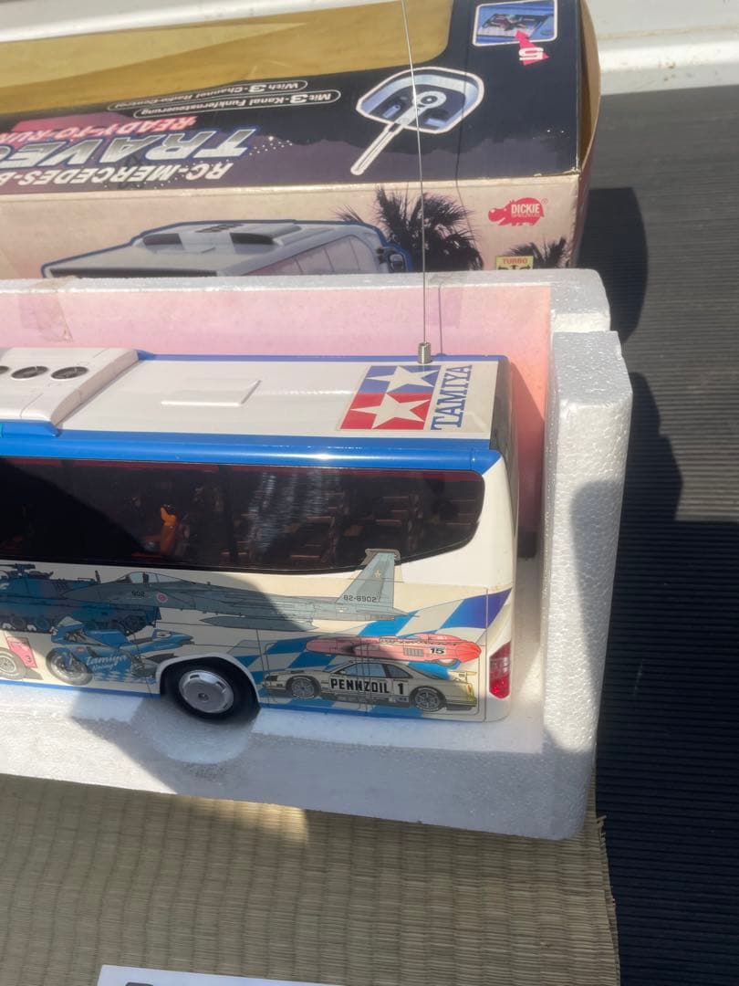 タミヤ　RC 電動ラジオコントロールカー　ラッピングバス　完成品　開封　未使用品