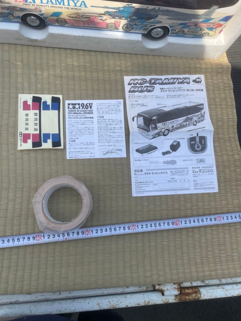 タミヤ　RC 電動ラジオコントロールカー　ラッピングバス　完成品　開封　未使用品
