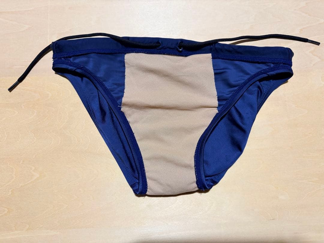 アシックスASICSハイドロＣＤ無地競泳水着AMA87T50ネイビーＭサイズ