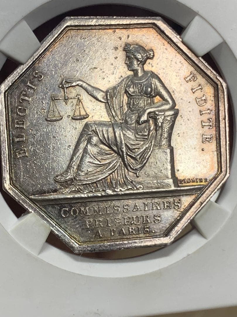 19世紀 フランス製 ジェトン MS 61