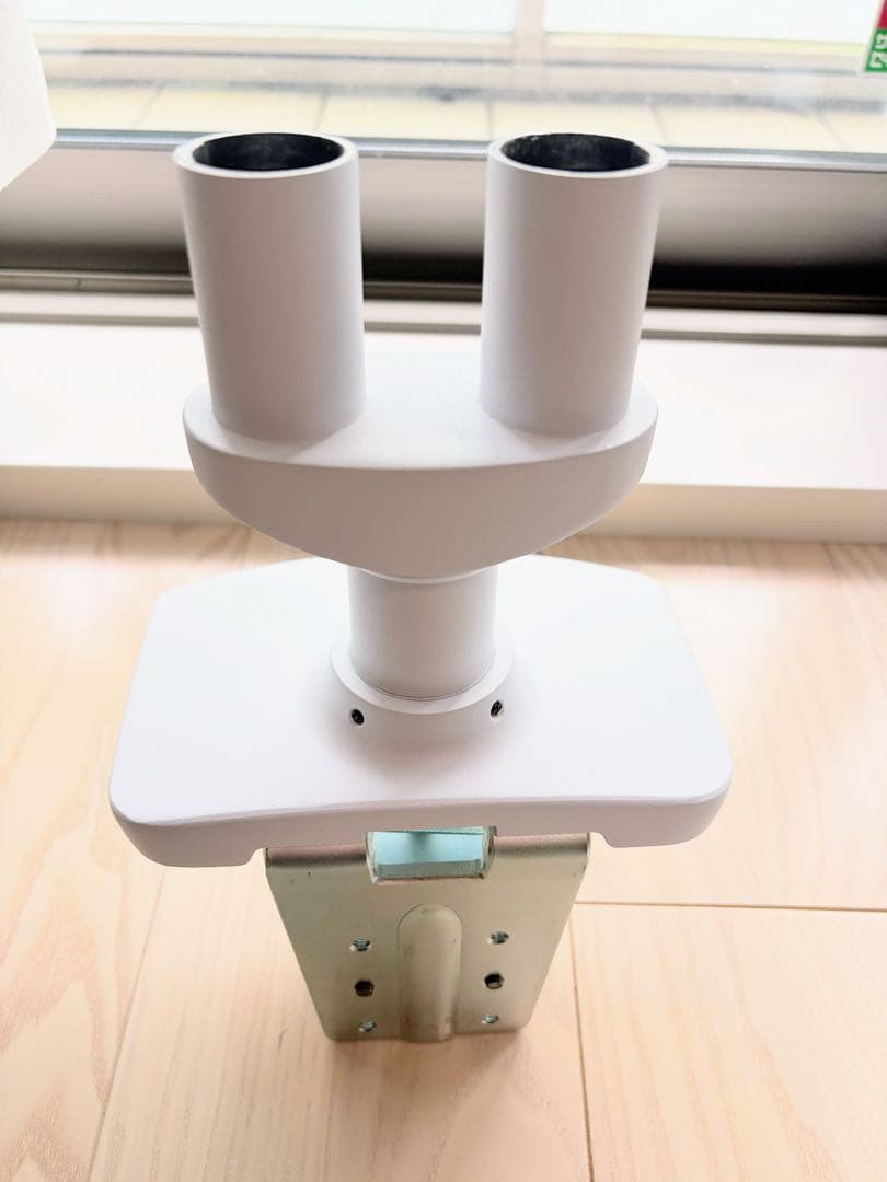 エルゴトロン　LXモニターアーム　デスクマウントデュアル　横型　2画面　ホワイト