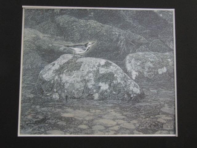 牛尾武、【蒼澄】、希少な額装用画集より、新品額装付、状態良好