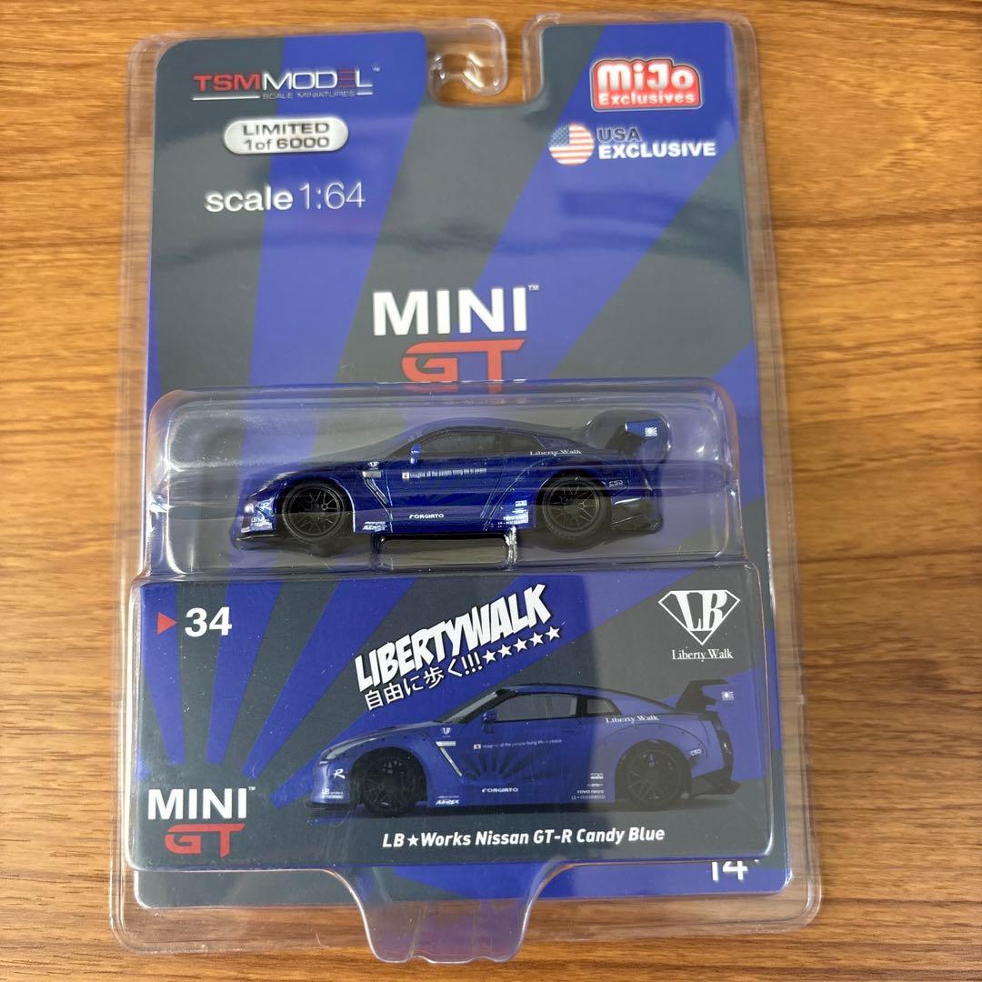 MINIGT LBWORKS R35 GT-R キャンディブルー