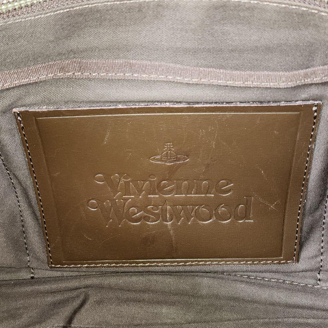 ヴィヴィアンウエストウッド ビジネスバッグ 2way A4可 茶