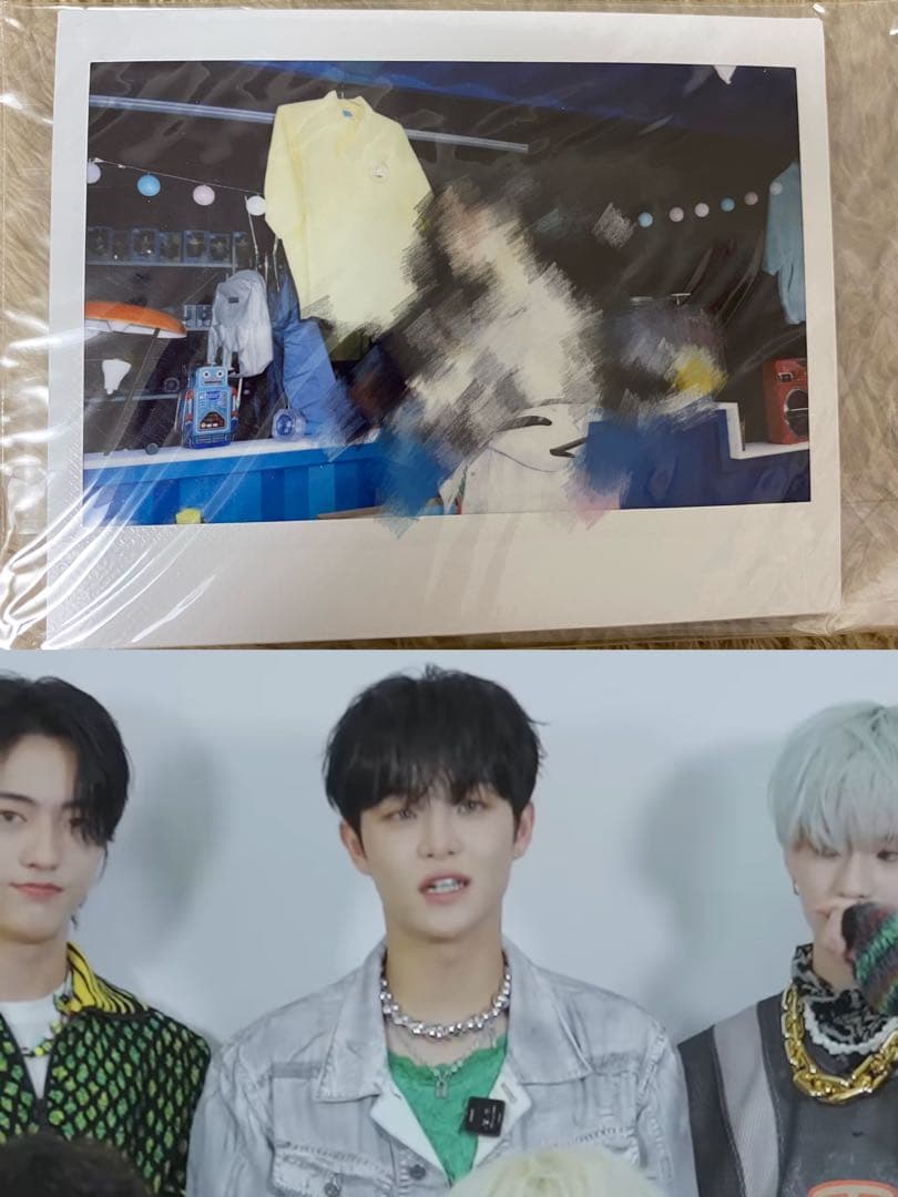 treasure ジフン 直筆サインチェキ ポラロイド