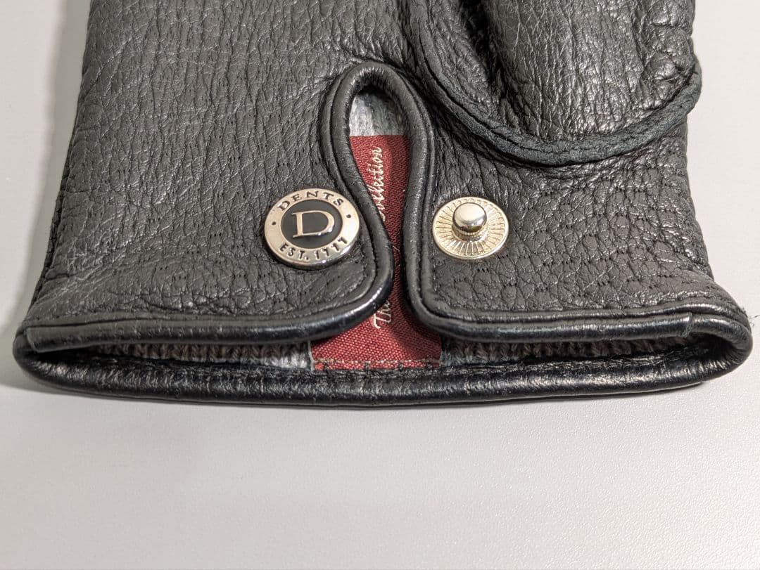 DENTS ペッカリー グローブ カシミヤライニング 黒