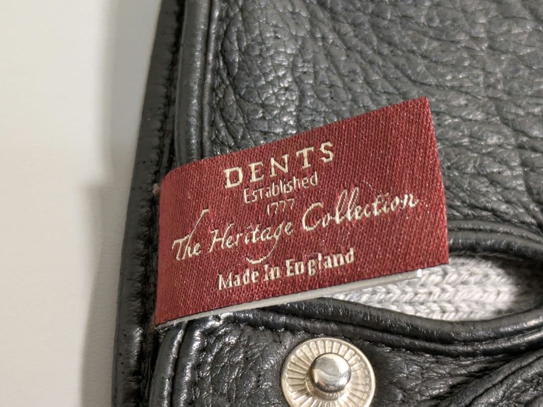 DENTS ペッカリー グローブ カシミヤライニング 黒