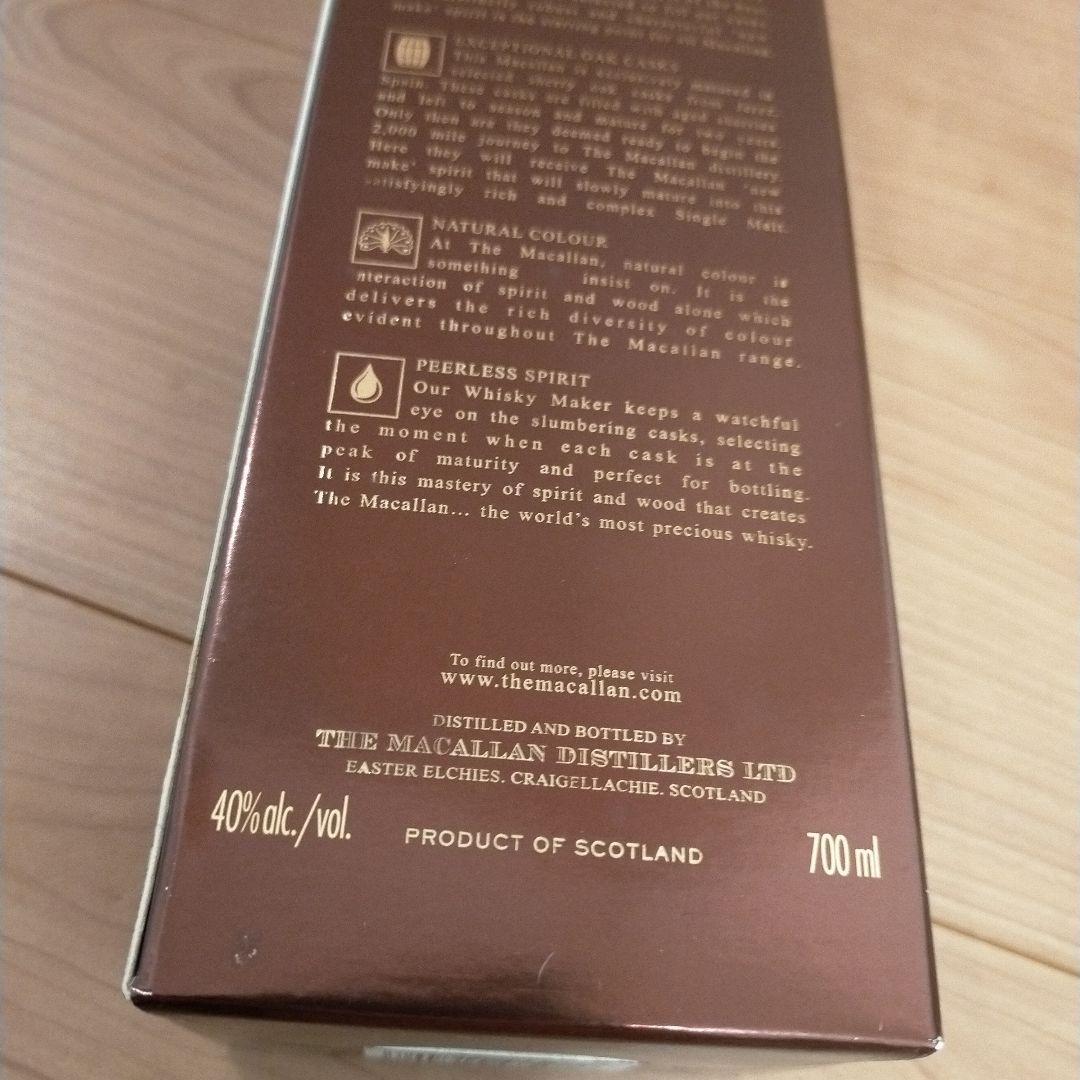 未開封★The Macallan 12 モルト ウイスキー マッカラン 700