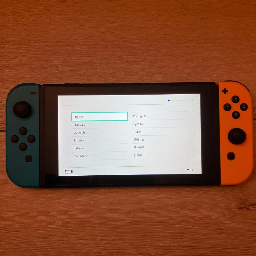 Nintendo Switch 本体 青/オレンジ 2022年製