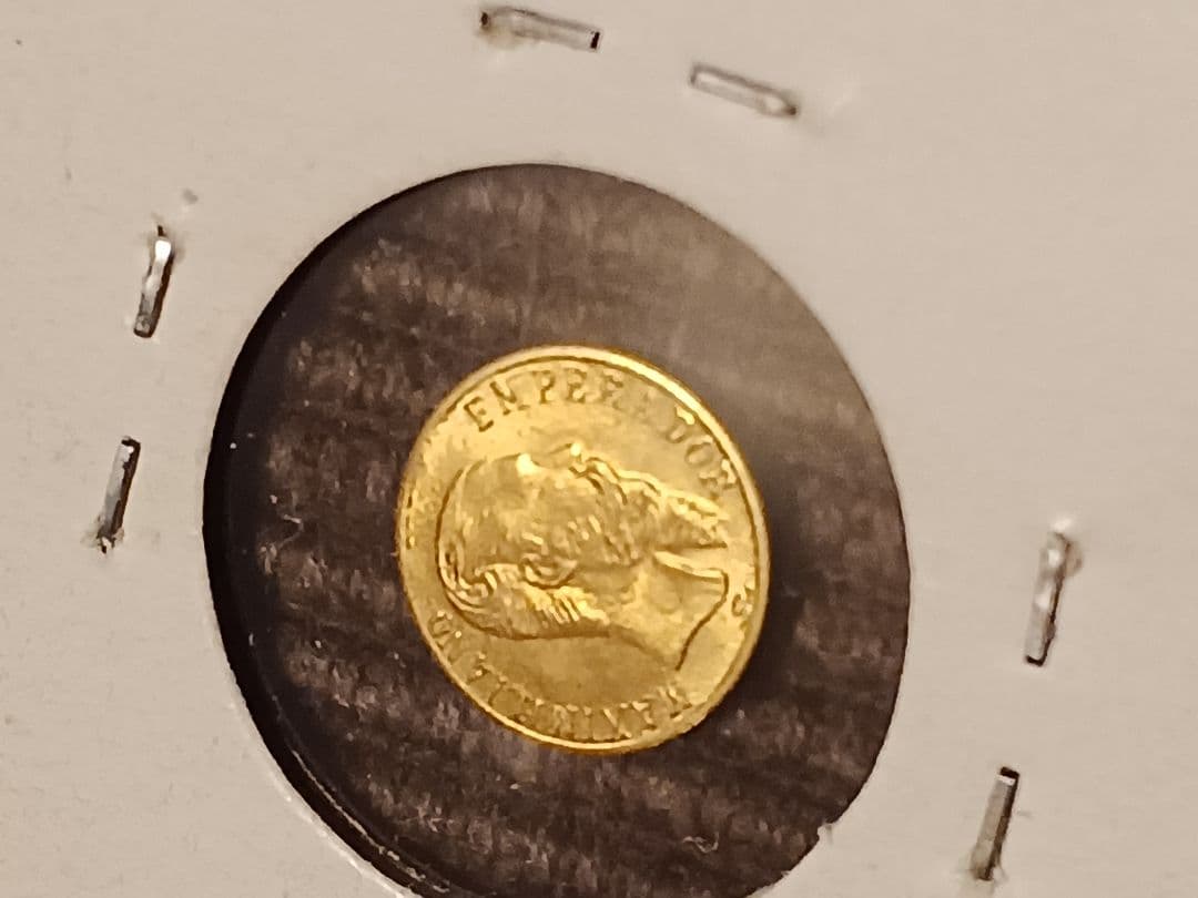 メキシコ 金貨 1ペソ 未使用　本物