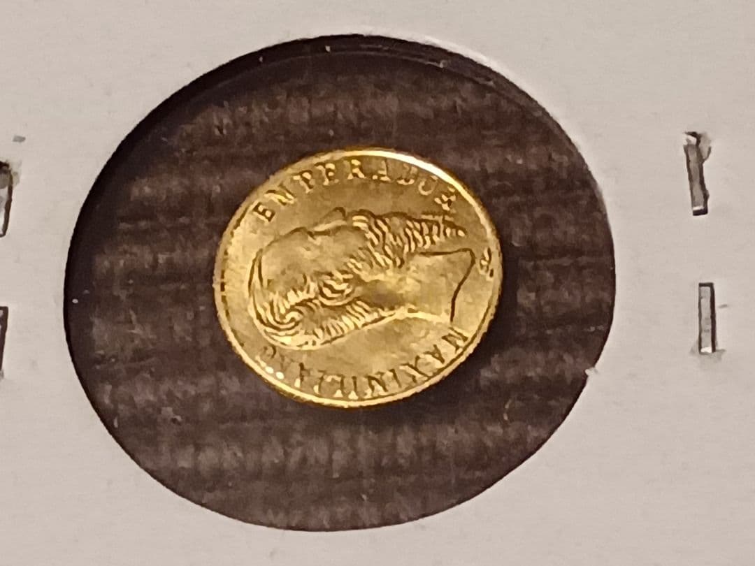 メキシコ 金貨 1ペソ 未使用　本物
