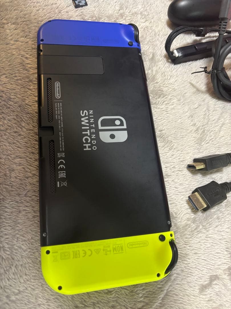 Nintendo Switch ネオンパープル/イエロー　本体　SDカード付