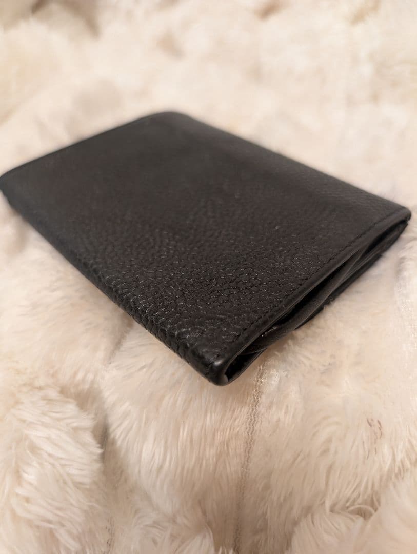 CHANEL ブラック レザー 財布 ケース