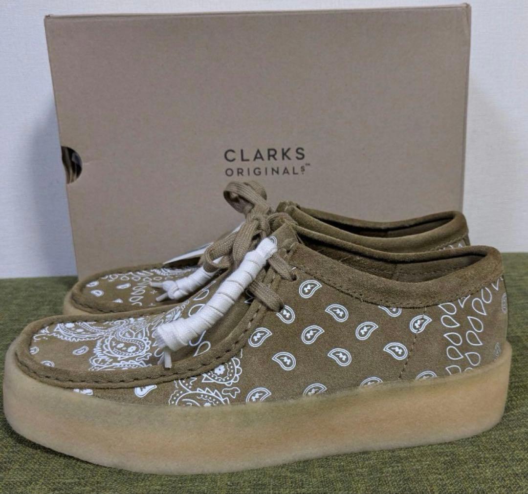 新品未使用•箱付き　CLARKS WALLABEE ワラビー ペイズリー