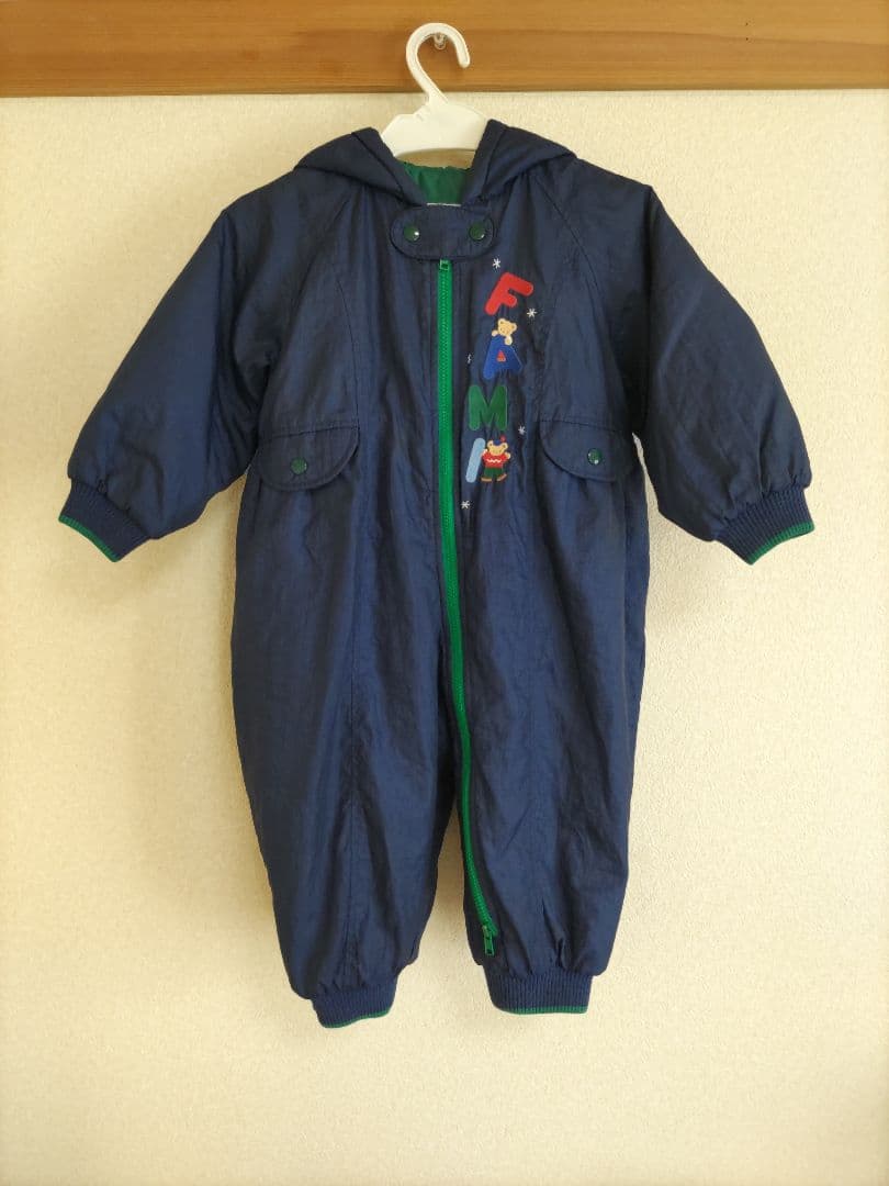 familiar ネイビー ジャンプスーツ 90cm