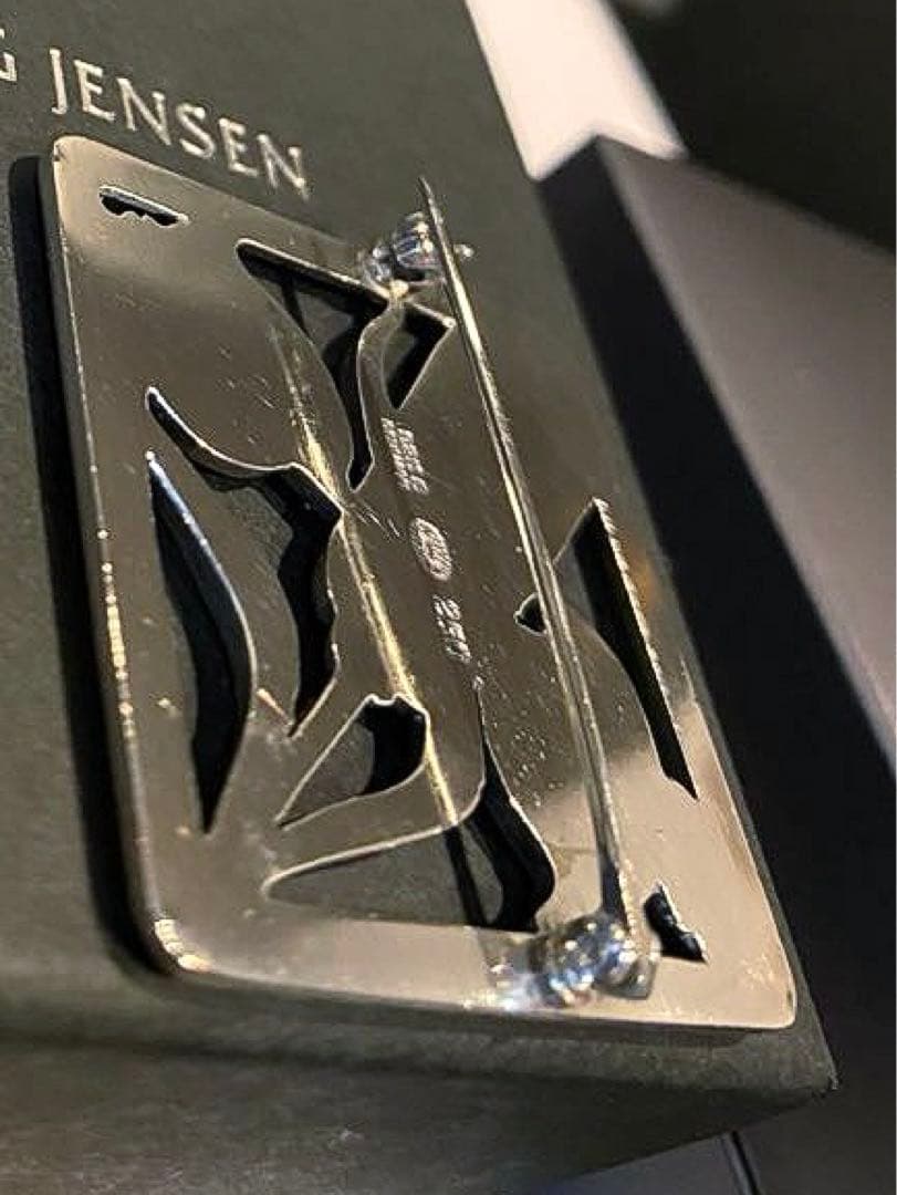 極美品  小鳥 麦 ブローチ #250 925 付属品完備