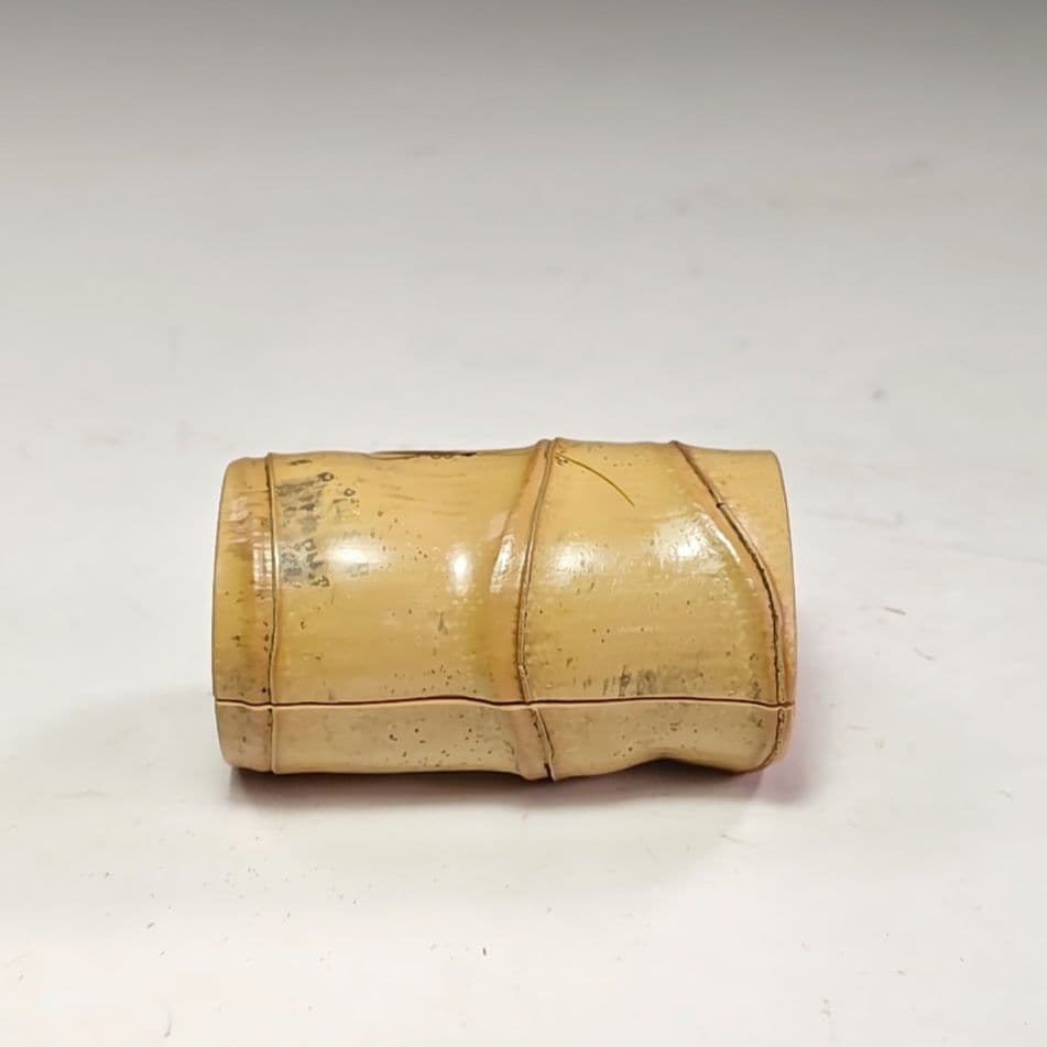 イ914 香合『中村湖彩作』『鈴虫蒔絵　布袋竹香合　共箱』茶道具