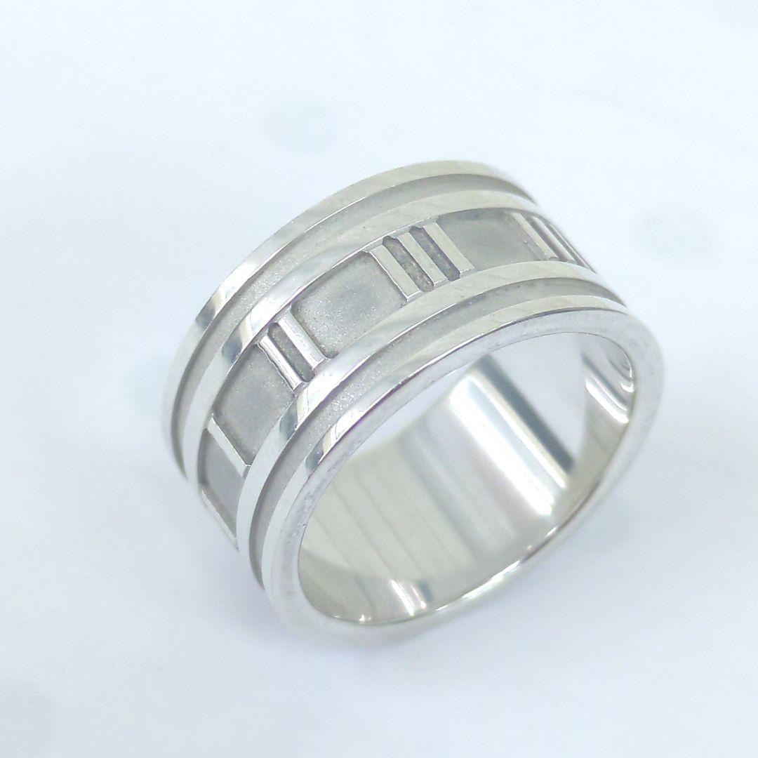 ティファニー アトラス ワイドリング シルバー925 メンズ 約22号