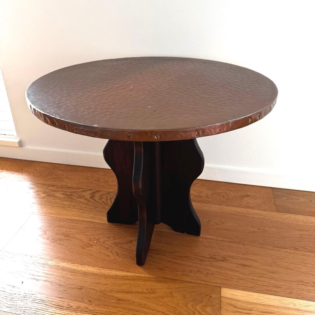 ヴィンテージ　サイドテーブル ダークブラウン